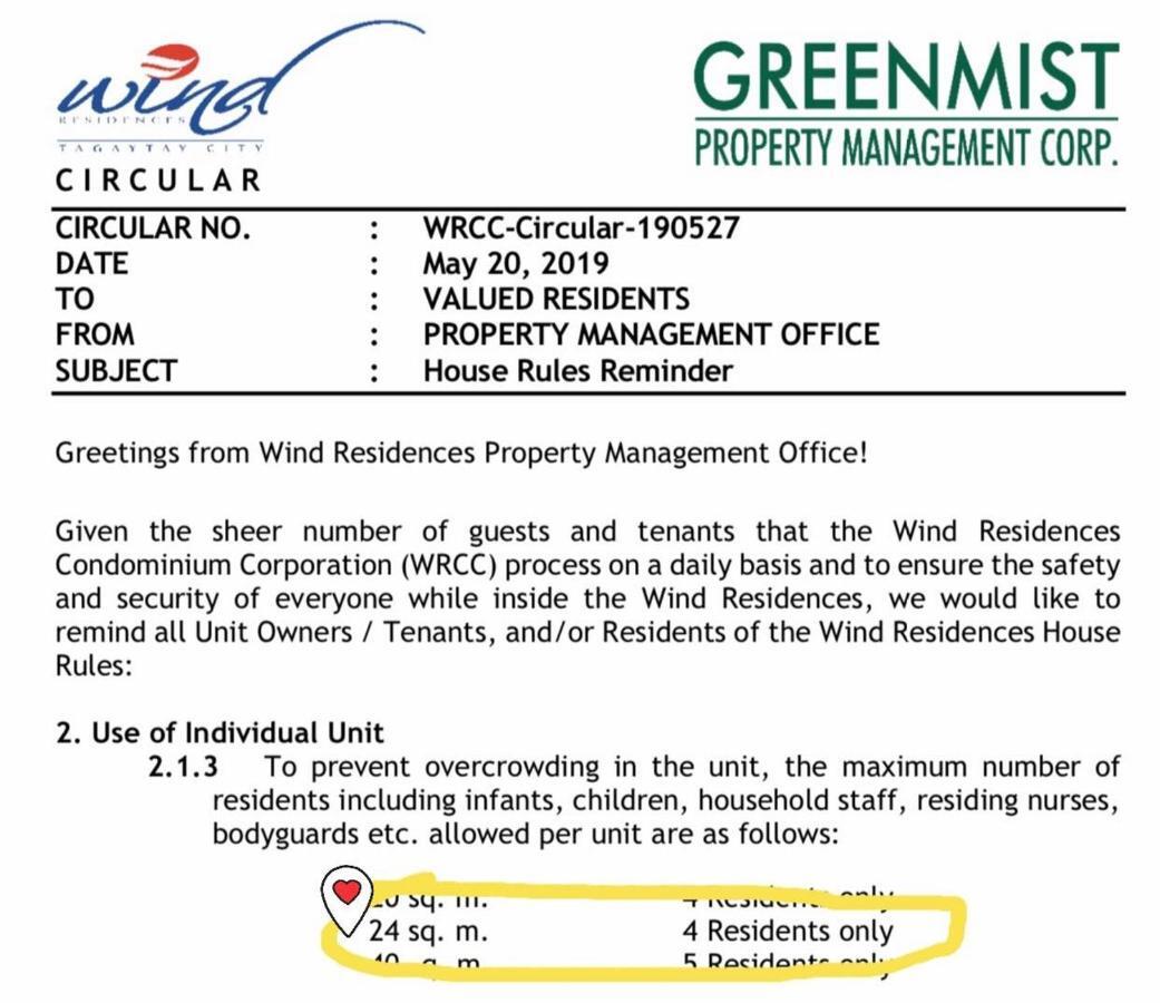 Sabina'S Place Wind Residences Tagaytay Tagaytay City Bagian luar foto